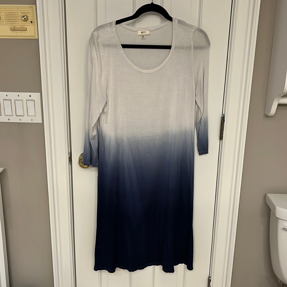 Nytt midi ombré tye-dye dress